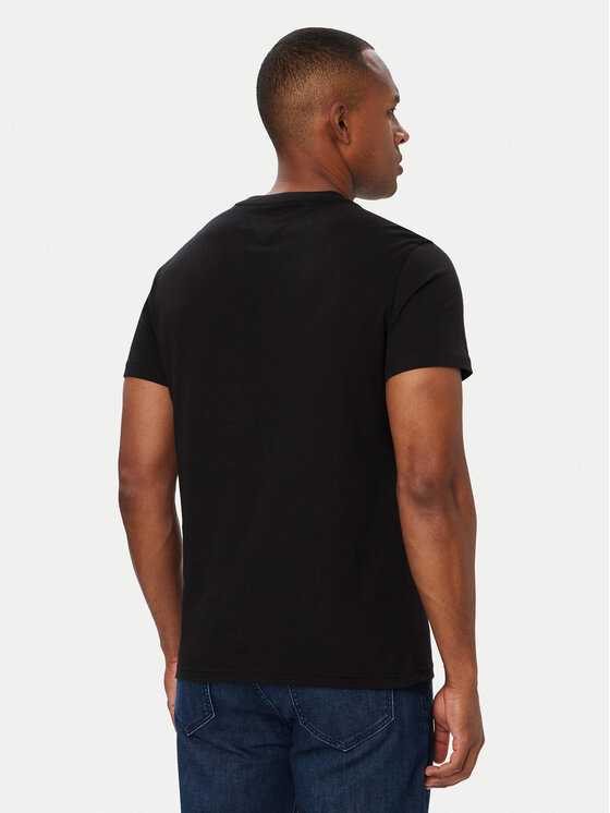 Tommy Jeans Tommy Jeans Camiseta Dna Play DM0DM23715 Negro Slim Fit