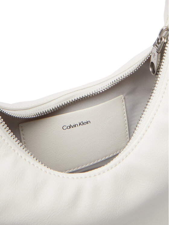 Calvin Klein Borsetta Calvin Klein Buckle Small Bag LV04F3513G Bianco