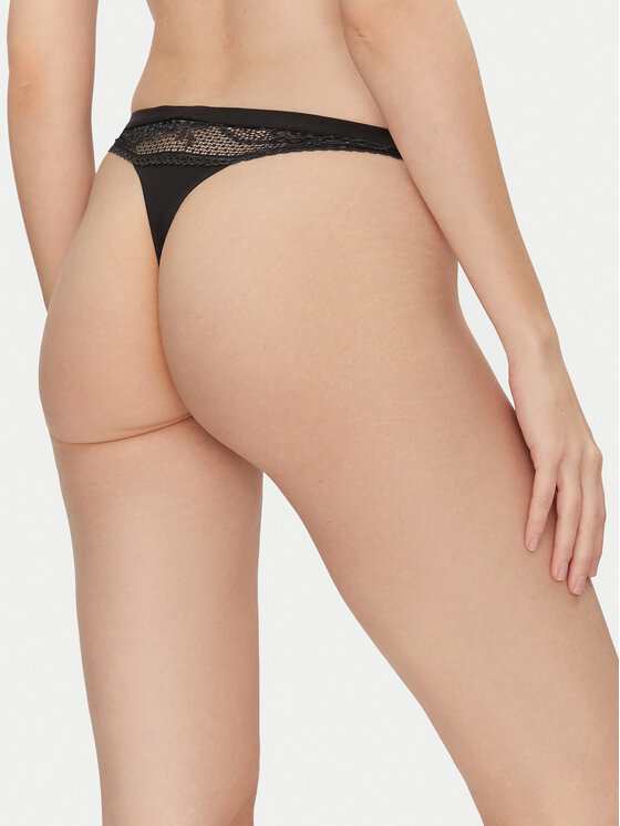 Tommy Hilfiger Tommy Hilfiger Tanga UW0UW02473 Fekete