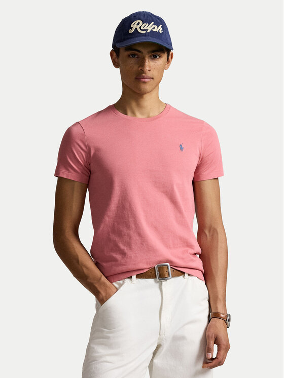 Polo Ralph Lauren Polo Ralph Lauren Póló 710671438433 Rózsaszín Custom Slim Fit