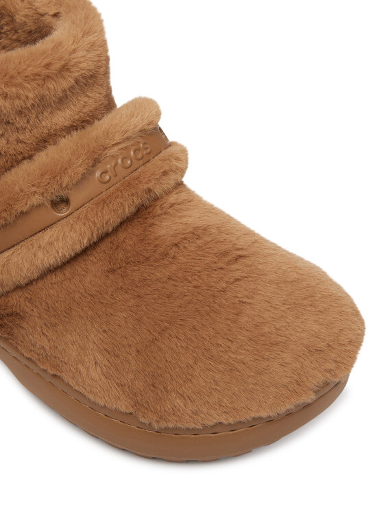 Crocs Παντόφλες Σπιτιού Crocs Classic Unfurgettable Boot 211743 Μπεζ
