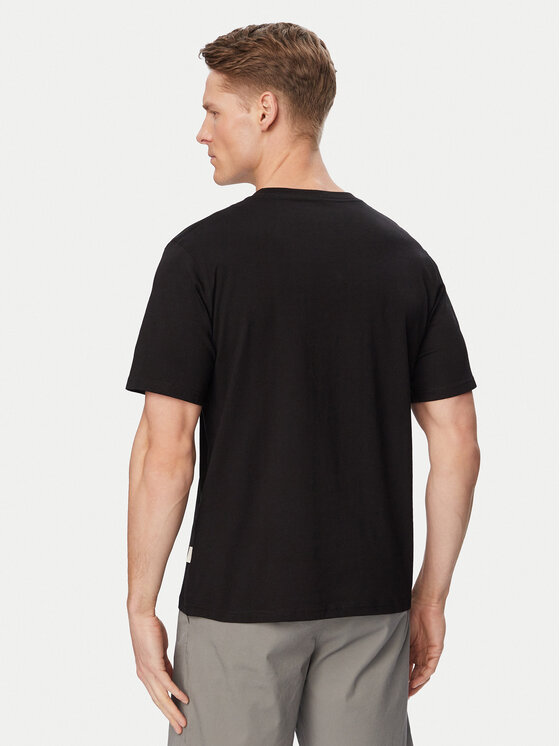 Jack & Jones Jack & Jones Camiseta Montauk Photo 12290890 Negro Regular Fit
