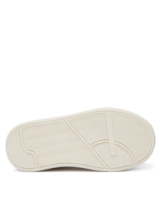 Tommy Hilfiger Sneakers Tommy Hilfiger Low Cut Velcro Sneaker T1A9-35063-1355 M Crem