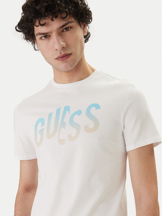 Guess Guess Футболка F6GI02 J1314 Білий Slim Fit
