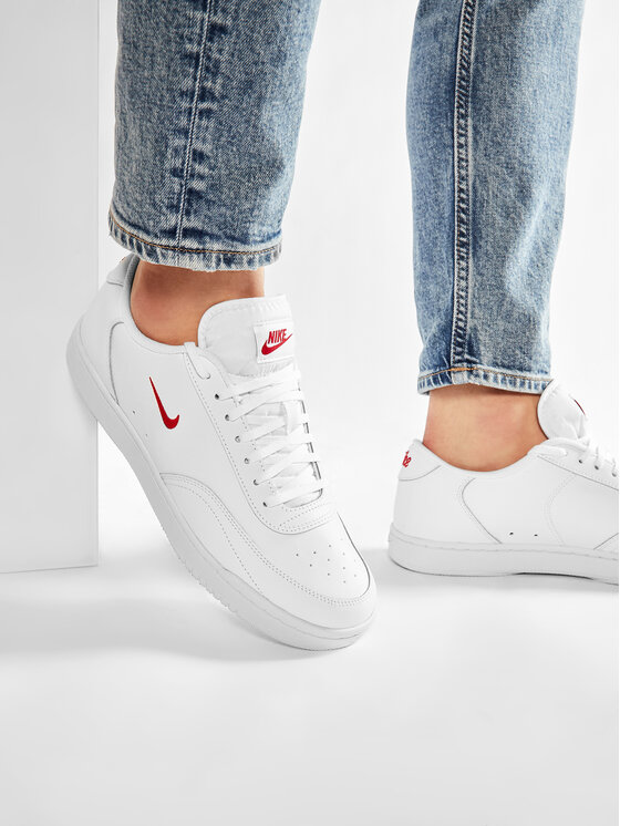nike court vintage red