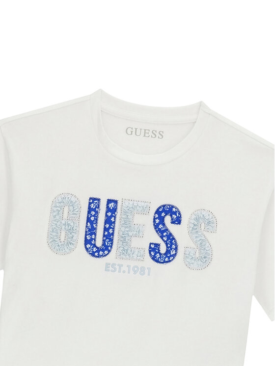 Guess Guess Футболка J6GI07 K6YW4 Білий Relaxed Fit
