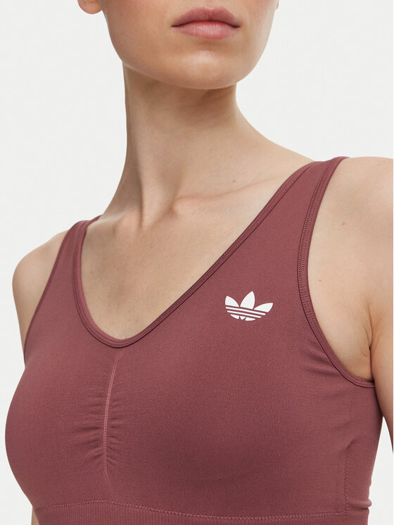 adidas adidas Спортивний бюстгальтер Essentials Seamless Bralette KU9730 Рожевий