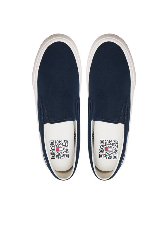 Tommy Jeans Tenisice Tommy Jeans Tjm Slip On Canvas Color EM0EM01366 Tamnoplava