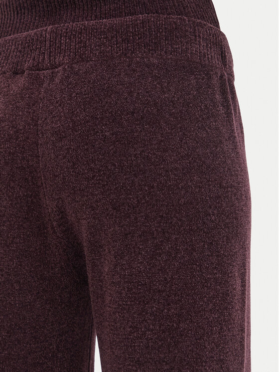 Juicy Couture Juicy Couture Spodnji del trenirke JCWEB006 Bordo rdeča Regular Fit