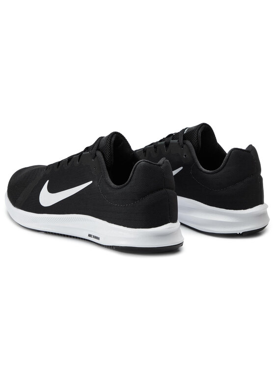 nike downshifter 8 black white