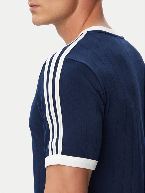 adidas adidas T-shirt Drop Needle 3 Stripes Tee KS7448 Tamnoplava Regular Fit