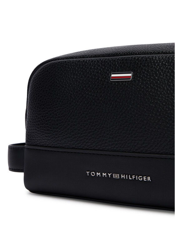 Tommy Hilfiger Несесер Tommy Hilfiger Th Central Washbag AM0AM14485 Черен