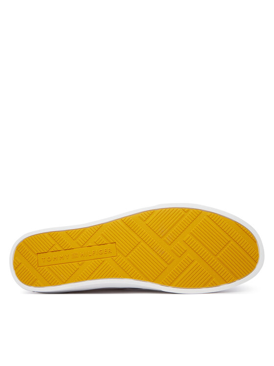 Tommy Hilfiger Tenisky Tommy Hilfiger Th Vulc Cup Long Lace Canvas FM0FM05874 Biela