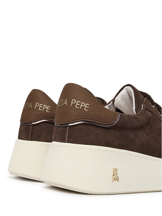 Patrizia Pepe Tenisice Patrizia Pepe PJ418.24 Tamno smeđa
