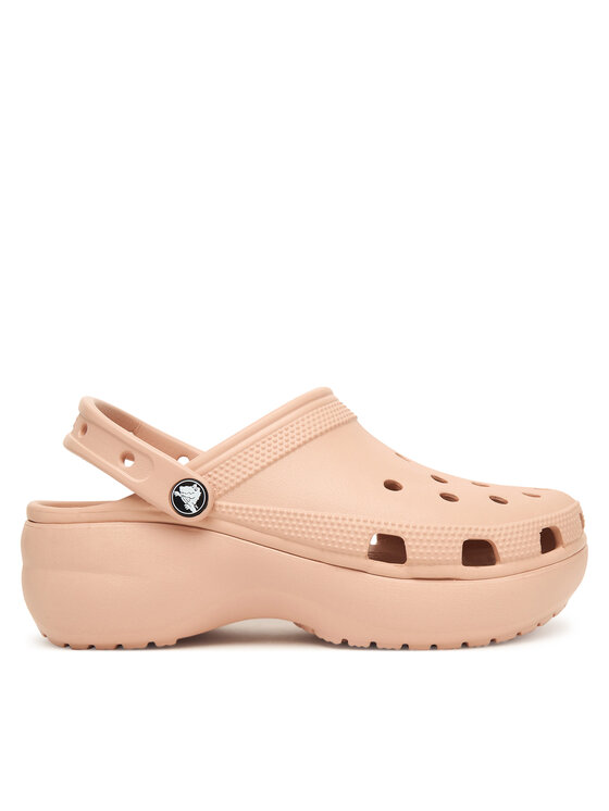 Crocs Шльопанці Crocs Classic Platform Clog 206750 Бежевий