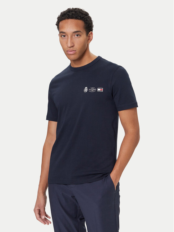 Tommy Hilfiger Tommy Hilfiger Camiseta MW0MW40011 Azul marino Regular Fit