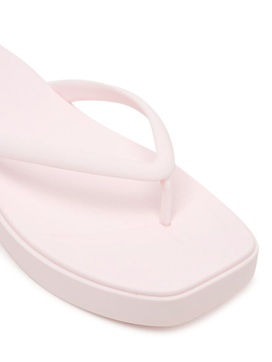 Crocs В'єтнамки Crocs Miami Square Flatform Flip 214161 Світло-рожевий