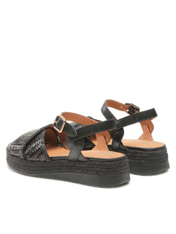 Geox Sandali Geox D Eolie D35SRA08143C9999 Črna
