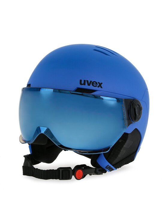 Uvex Шолом для сноуборду Uvex Rocket Jr Visor 56/6/263/20 Голубий