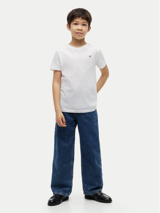 Tommy Hilfiger Tommy Hilfiger Camiseta Team Tommy Graphic KB0KB10591 Blanco Regular Fit