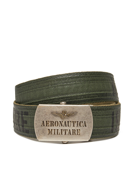 Aeronautica Militare Pánsky opasok Aeronautica Militare 251CI317CT3585 Zelená
