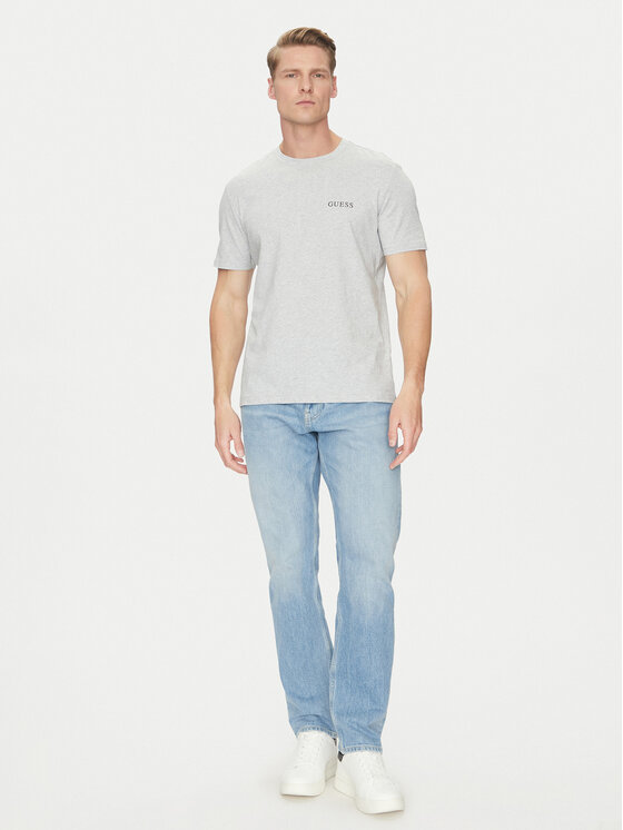 Guess Guess Футболка U4BM03 KCAM1 Сірий Regular Fit