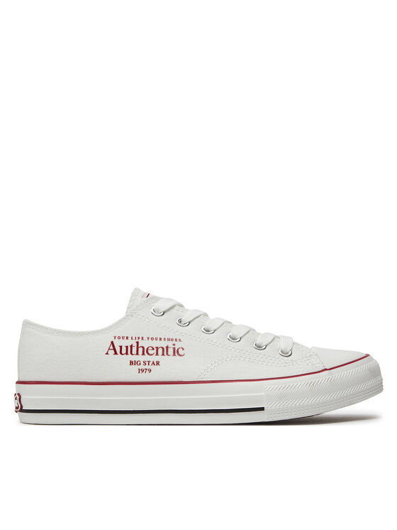 Big Star Shoes Plátenky Big Star Shoes NN174057 Biela