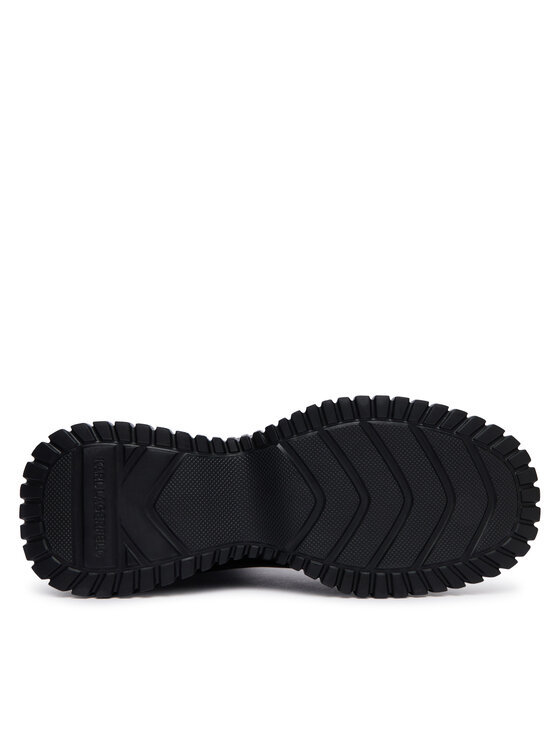 KARL LAGERFELD Bokacsizma KARL LAGERFELD Kreeper Wedge KL44460 Fekete