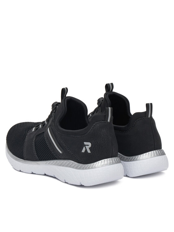 Rieker Sneakersy Rieker M5065-00 Černá