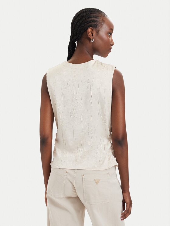 Guess Guess Blusa W6GH57 W2037 Beis Regular Fit