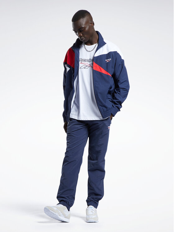 Reebok Reebok Sudadera Classics Vector Track Top H54456 Azul Regular Fit