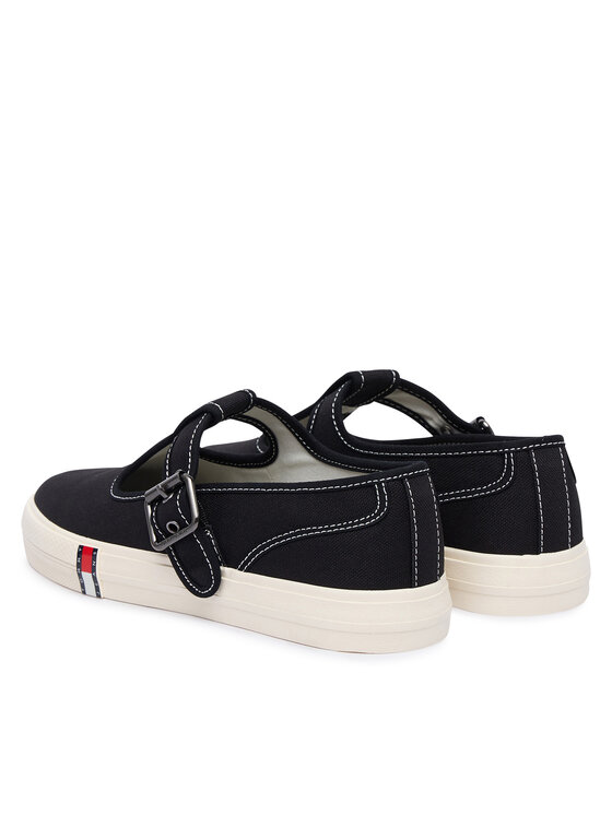 Tommy Jeans Tenisenes Tommy Jeans Archive Y2K Mary Jane EN0EN03048 Melns