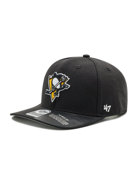 47 Brand Kepurė su snapeliu 47 Brand Nhl Pittsburgh Penguins Mvp Dp H-CLZOE15WBP-BKA Juoda