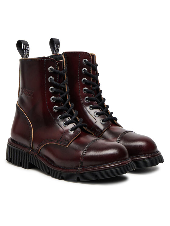 NEW ROCK Bulerji NEW ROCK M-MILI083C-S56 Bordo rdeča