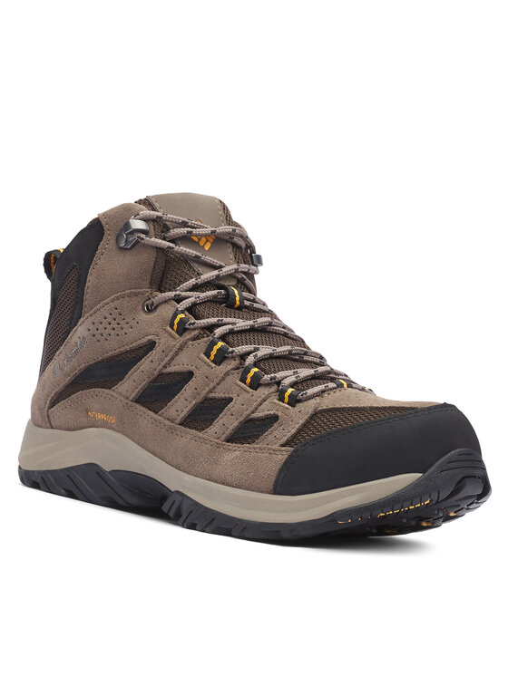 Columbia Trekingová obuv Columbia Crestwood Mid Waterproof 2100641 Hnedá