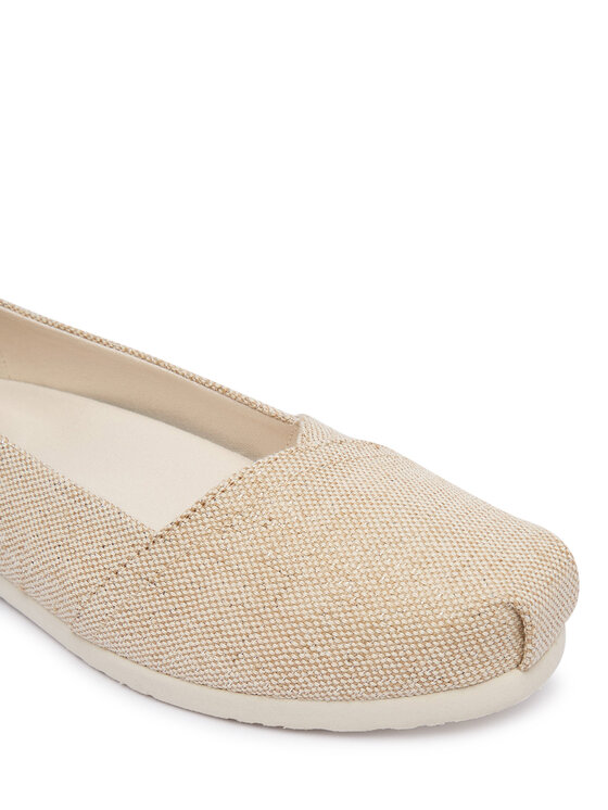 Toms Baleríny Toms Alpargata Ballet 10023042 Béžová