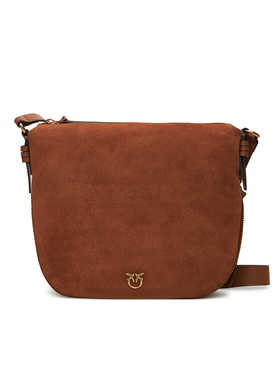 PINKO Τσάντα PINKO Hobo Zip Around Classic Al 25-26 PLTT 105113 A2JH Καφέ