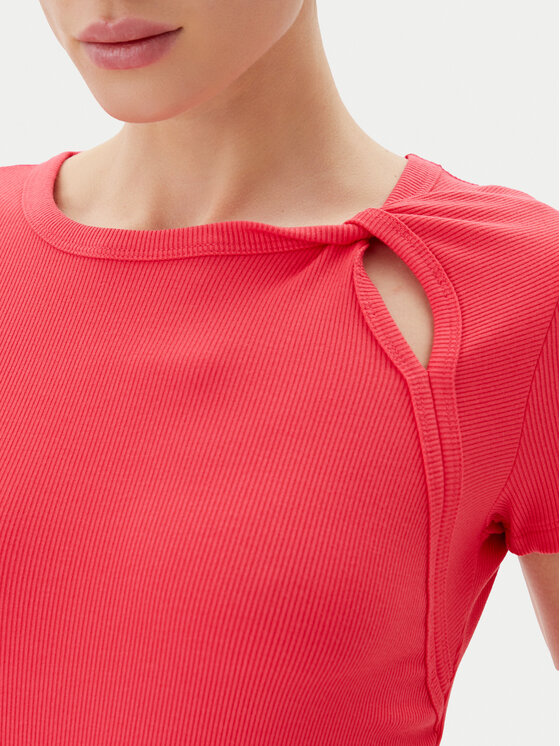 DKNY DKNY Футболка P51H8APJ Кораловий Regular Fit