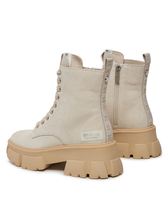 Steve Madden Outdoorová obuv Steve Madden Tanker Bootie SM11001261 SM11001261-846 Béžová