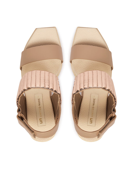 United Nude Босоніжки United Nude Delta Wedge Puffier 10988971188 Бежевий