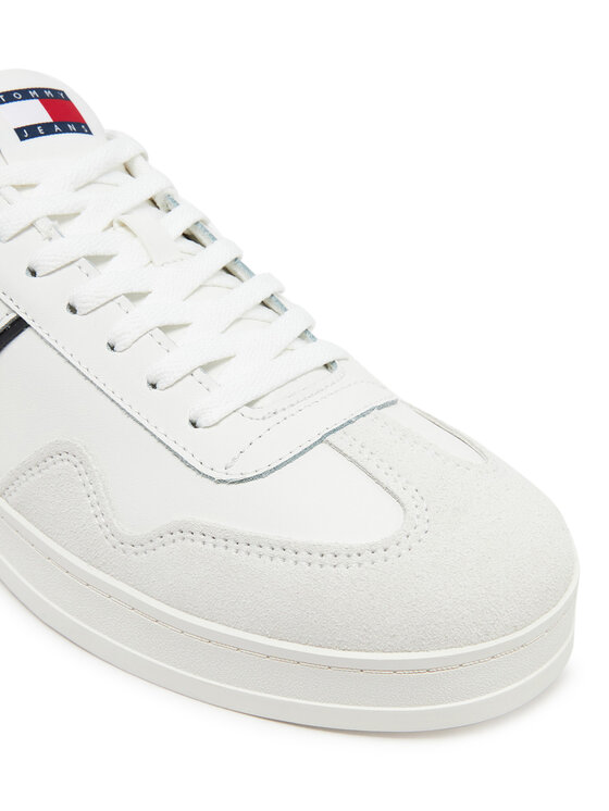 Tommy Jeans Laisvalaikio batai Tommy Jeans The Greenwich Leather EM0EM01571 Balta