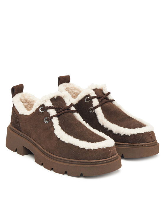 Inuikii Halbschuhe Inuikii Mocabee Curly 1015.003.0011 Braun