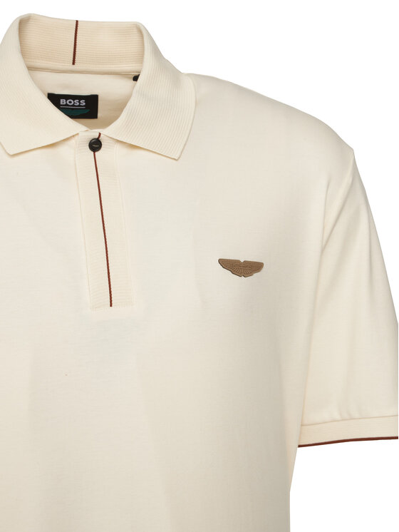 BOSS BOSS Polo C-Parlay 50575003 Crema Regular Fit