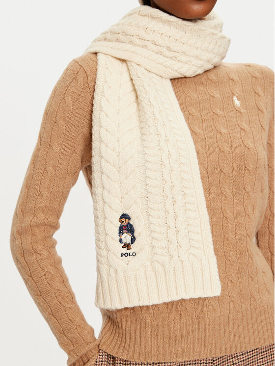 Polo Ralph Lauren Szalik Polo Ralph Lauren 455961992001 Écru