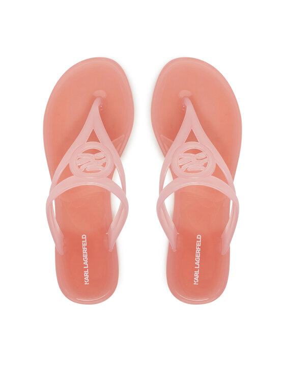 KARL LAGERFELD В'єтнамки KARL LAGERFELD Jelly Thong KL80007A Рожевий