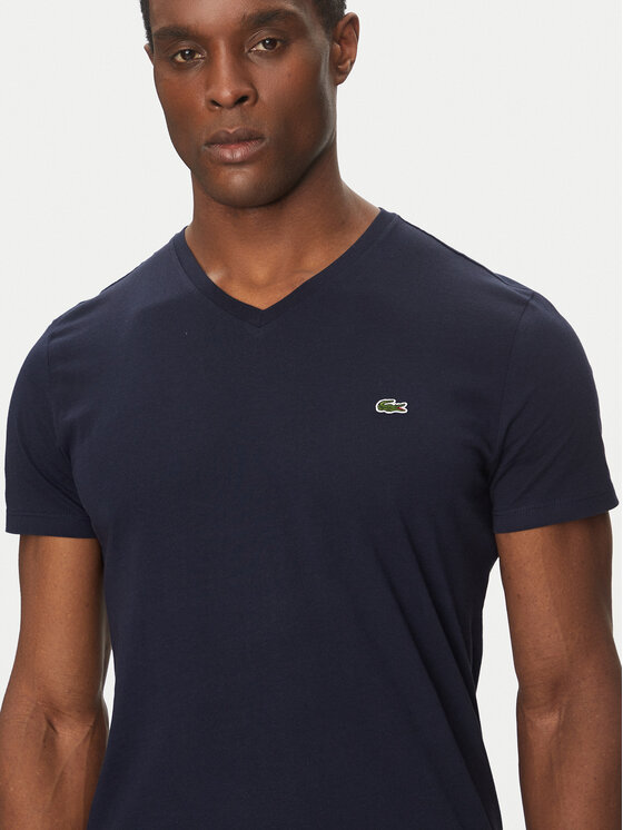 Lacoste Lacoste Marškinėliai TH6710 Tamsiai mėlyna Regular Fit