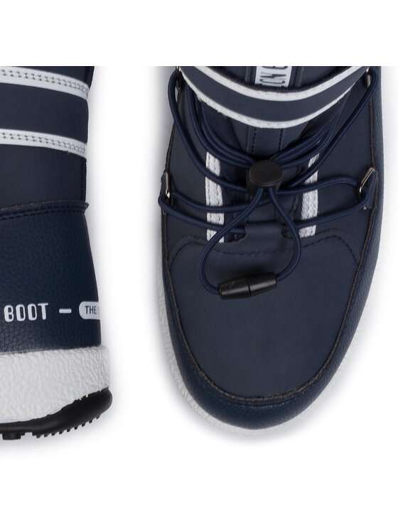 Moon Boot Snehule Moon Boot Jr Boy Boot Wp 34051600003 D Tmavomodrá