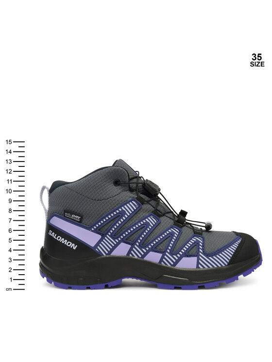 Salomon Трекінгові черевики Salomon Xa Pro V8 Mid Waterproof L47857300 Сірий
