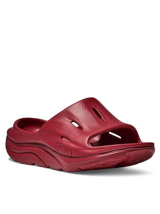Hoka Natikači Hoka Ora Recovery Slide 3 1135061 Rdeča