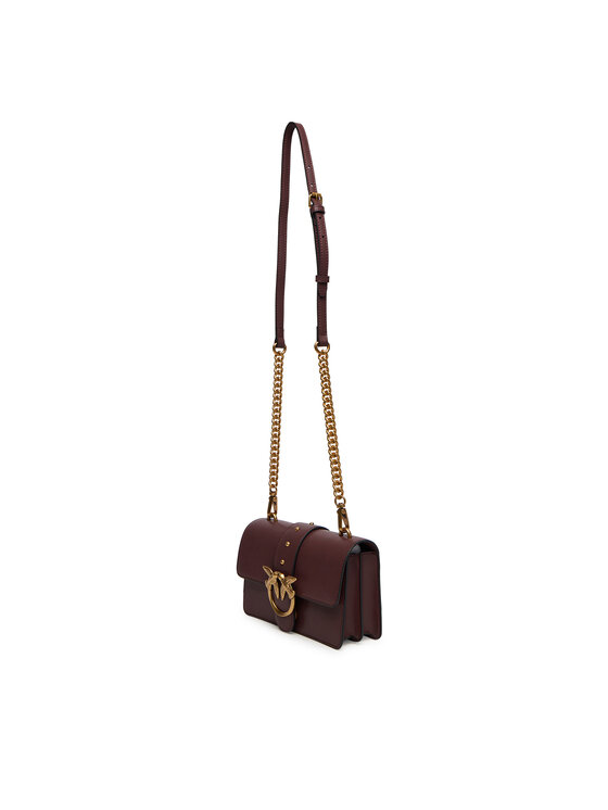 PINKO Borsetta PINKO Love One Mini ST.CL Al 25-26 PLTT 105856 A0F1 Bordeaux